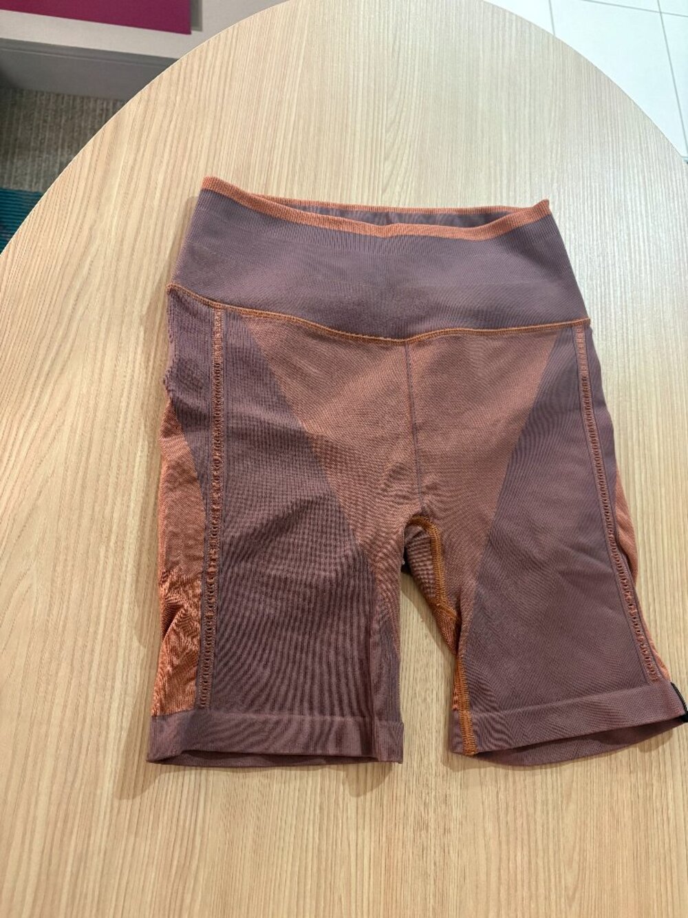 Allyson Felix X Athleta Legend Seamless High Rise Bike Short Flora Mauve Medium